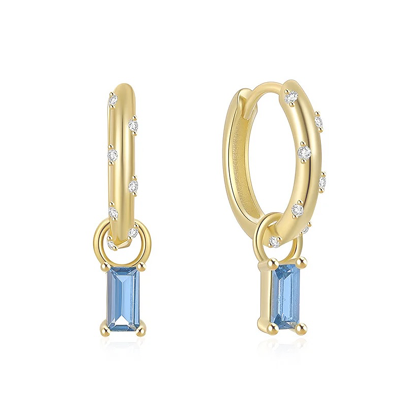 Meredith - Gold Dangling Earrings