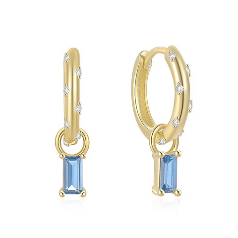 Meredith - Gold Dangling Earrings