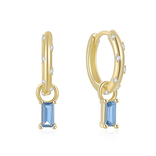 Meredith - Gold Dangling Earrings