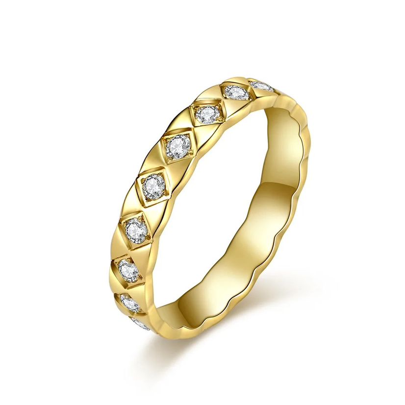 Bonnie - Gold Ring with Stones