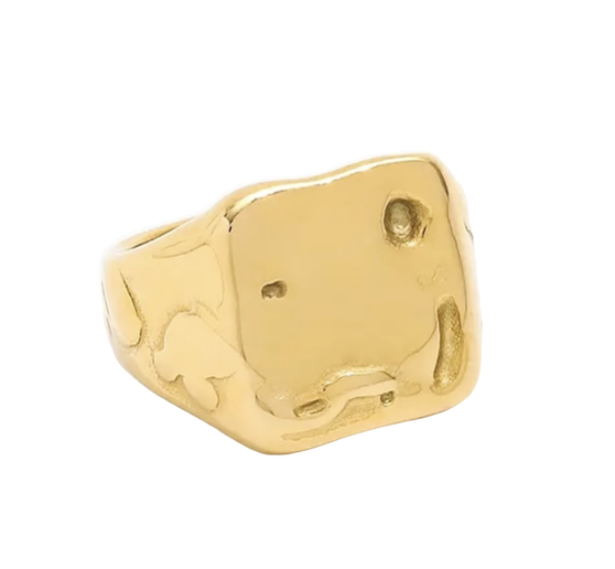 Elsie - Thick Bold Gold Ring