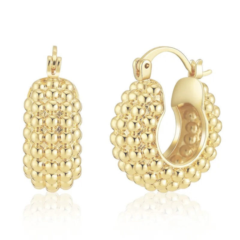 Polly - Gold Hoop Earrings