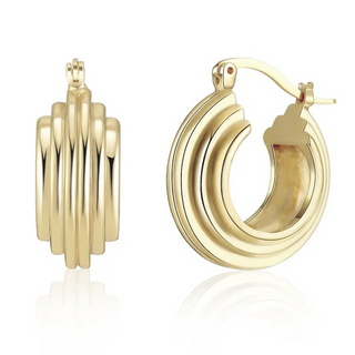 Rayne - Gold Hoop Earrings