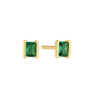 Celeste - Rectangular Stud earrings