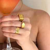 Elsie - Thick Bold Gold Ring